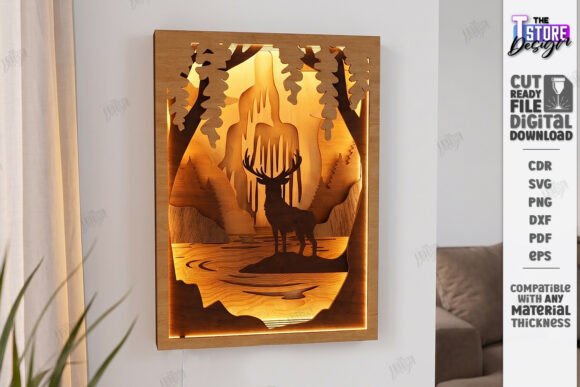 3D Layered Light Box Art Laser Cut CNC Review for Real Embroidery Use