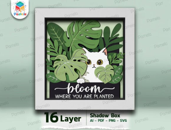 Cat Plant Shadow Box SVG: A Designerβs Honest Review for Real Embroidery Use