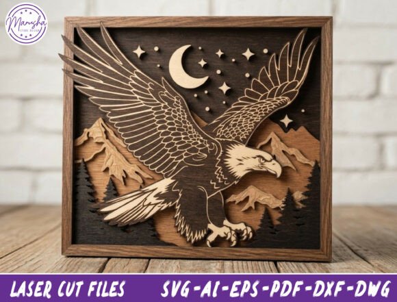 ✨ **Eagle Layered Shadow Box SVG: A Brand Designer’s Real-World Review for Local Business Branding** ✨