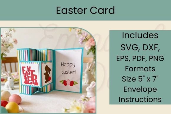 Easter 3D SVG Card for Handmade Greeting Magic