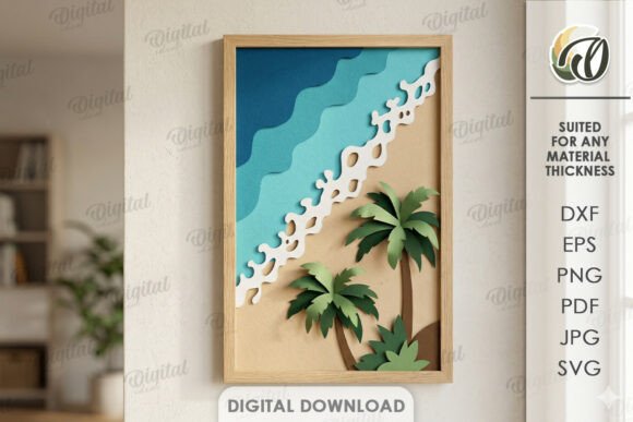 Elegant 3D SVG Art for Home Décor Branding