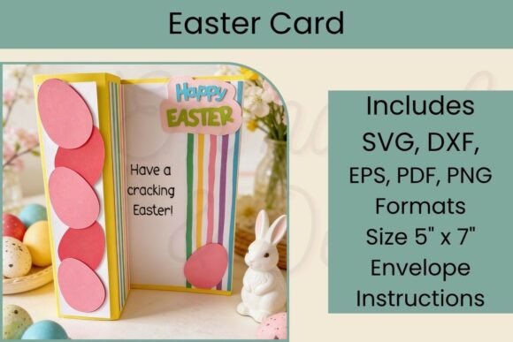 Evaluating the Easter Square Column Pop Up Card for Real Embroidery Use