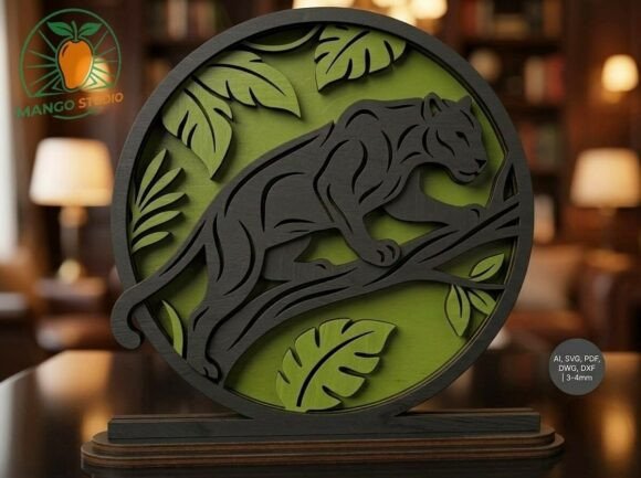Laser-Cut Jungle Elegance for Bold Branding