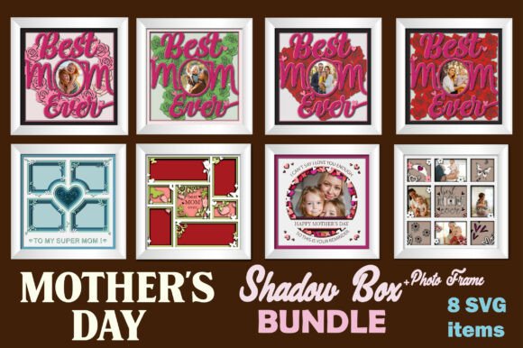 Mother’s Day Shadow Box 3D SVG Bundle for Creative Sellers