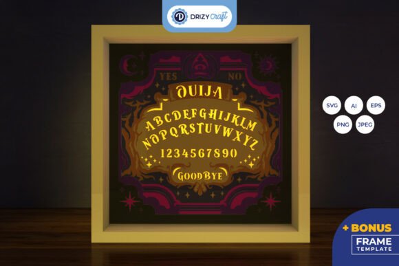 Whispers from the Other Side 3D Craft: A Shadow Box SVG That Elevates Branding